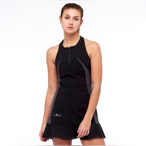 adidas Dresses & Skirts - ADIDAS Stella McCartney Black Tennis Dress with BRA Size Large